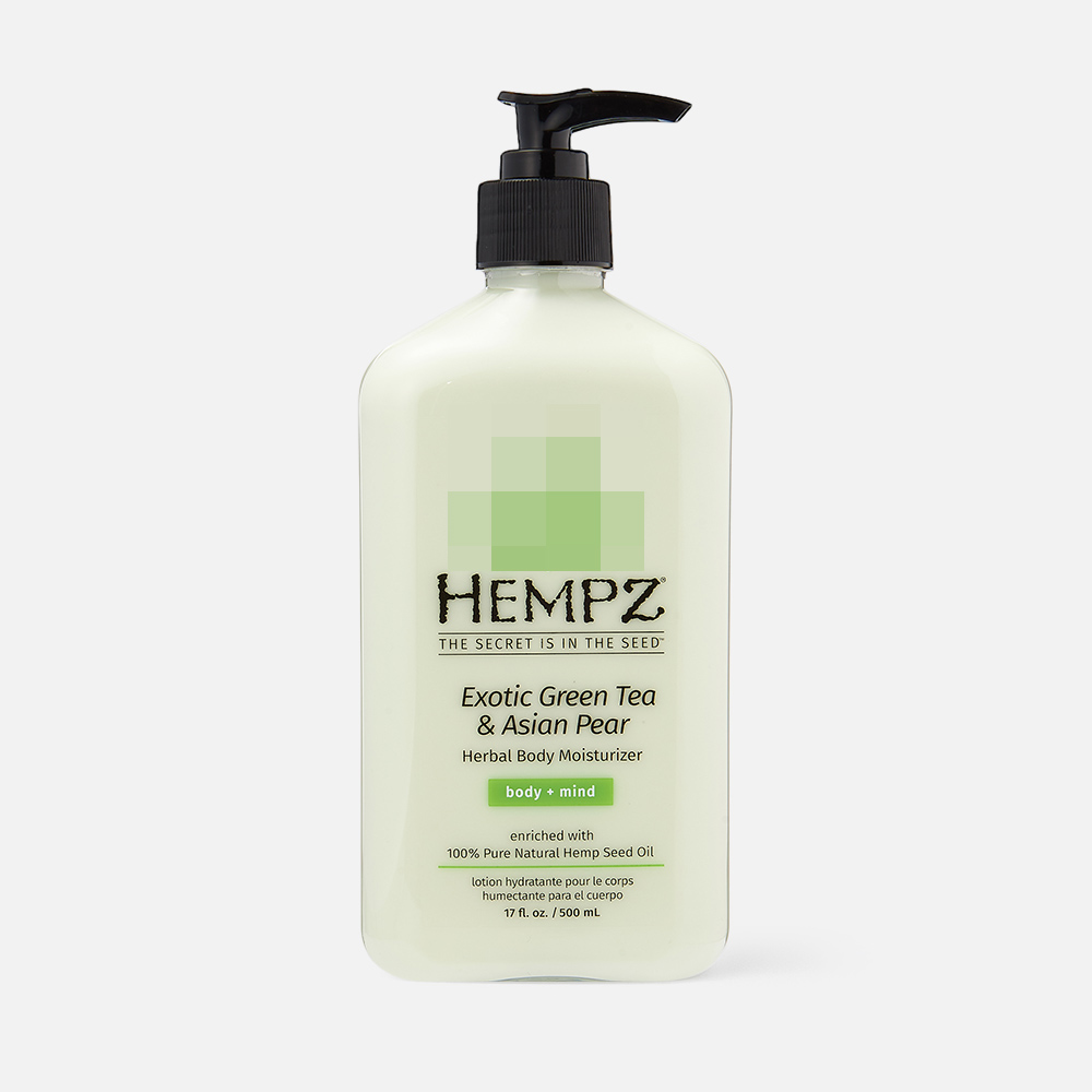 Молочко для тела HEMPZ Exotic Green Tea Asian Pear Herbal Moisturizer увлажнение 500 мл 6552₽