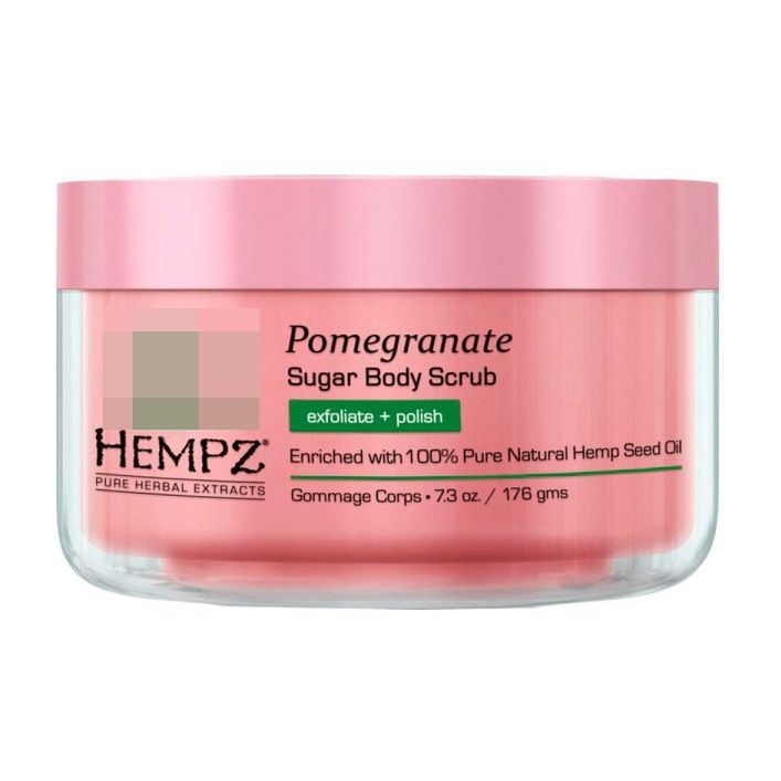 Скраб для тела Hempz Sugar & Pomegranate Body Scrub, 176 г скраб для тела hempz pink pomelo