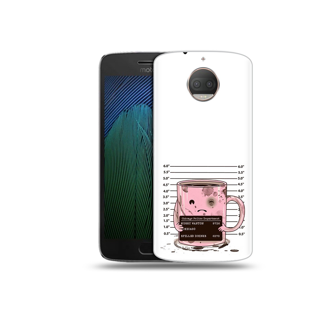 

Чехол MyPads Tocco для Motorola Moto G5S Plus кружка (PT75337.377.420), Прозрачный, Tocco