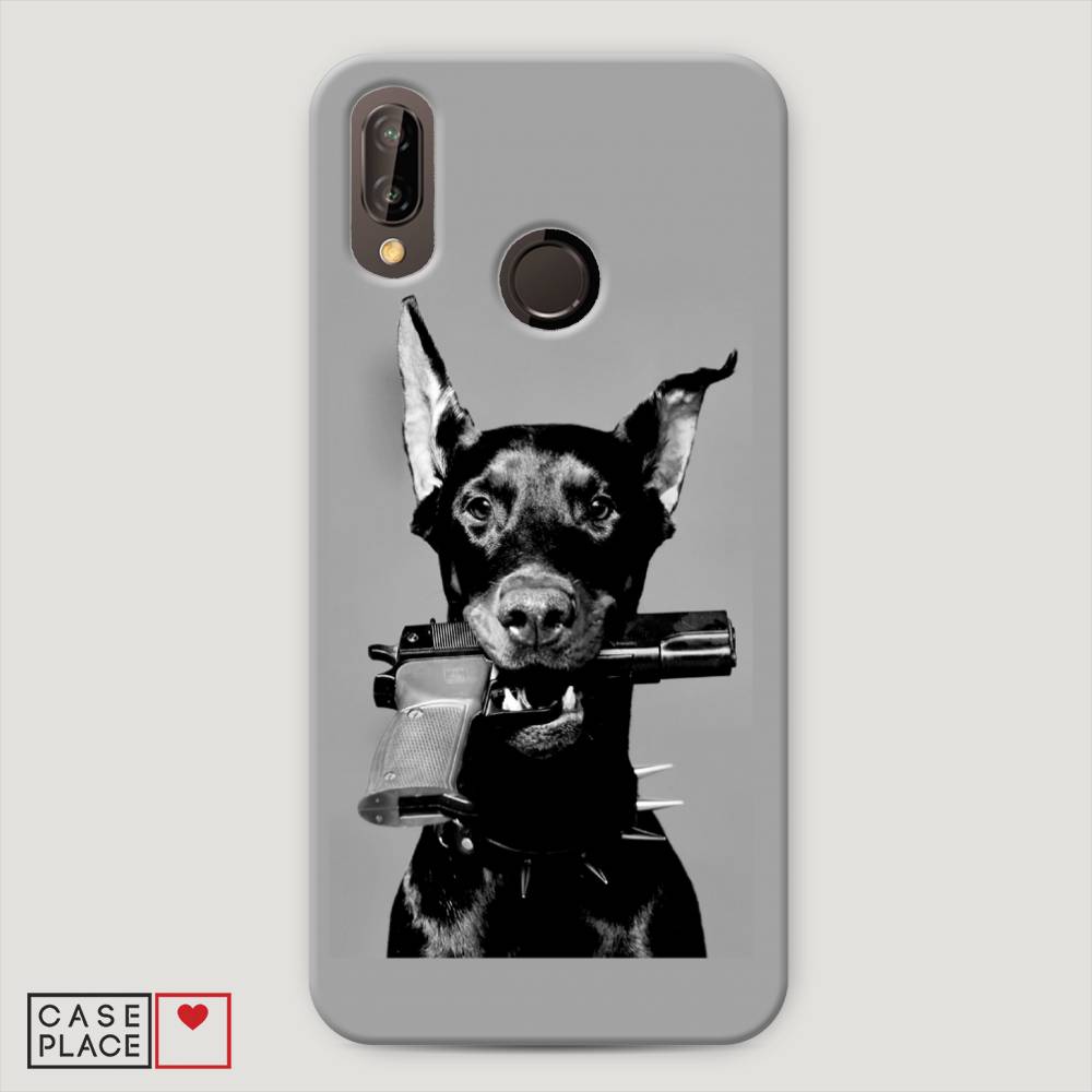 

Чехол Awog "Доберман" для Huawei Nova 3E