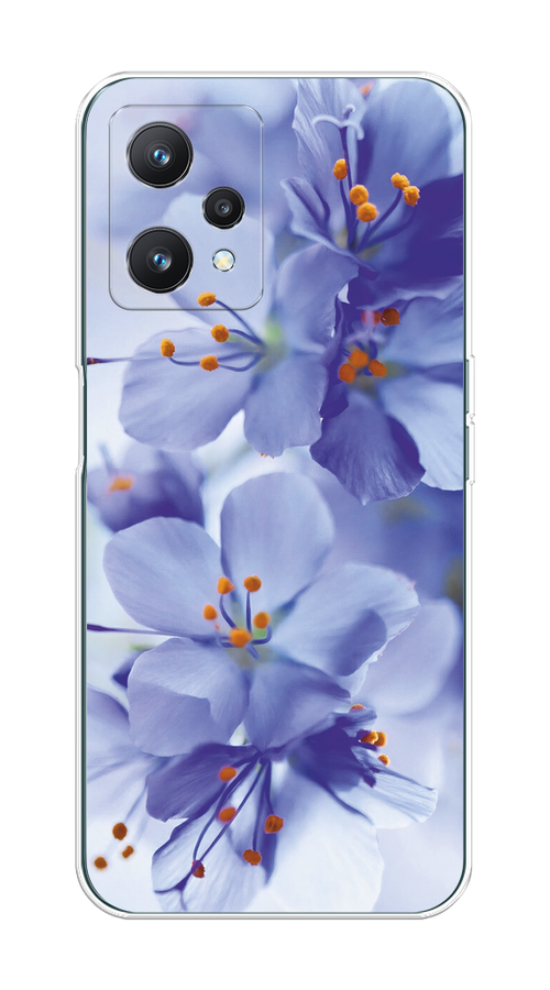 

Чехол на Realme 9 Pro "Фиолетовые цветки", Фиолетовый;синий, 2511150-1