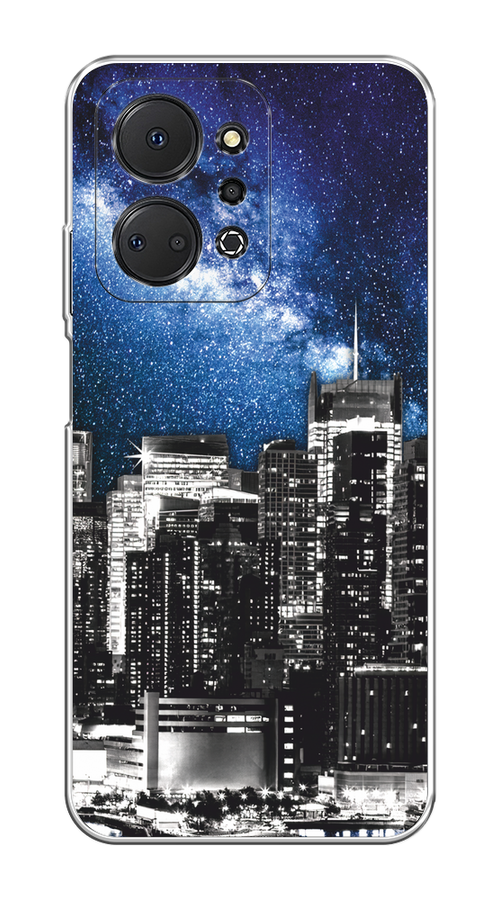 

Чехол на Honor X7A/X7A Plus "Космический Нью-Йорк", Синий;серый, 6120650-1
