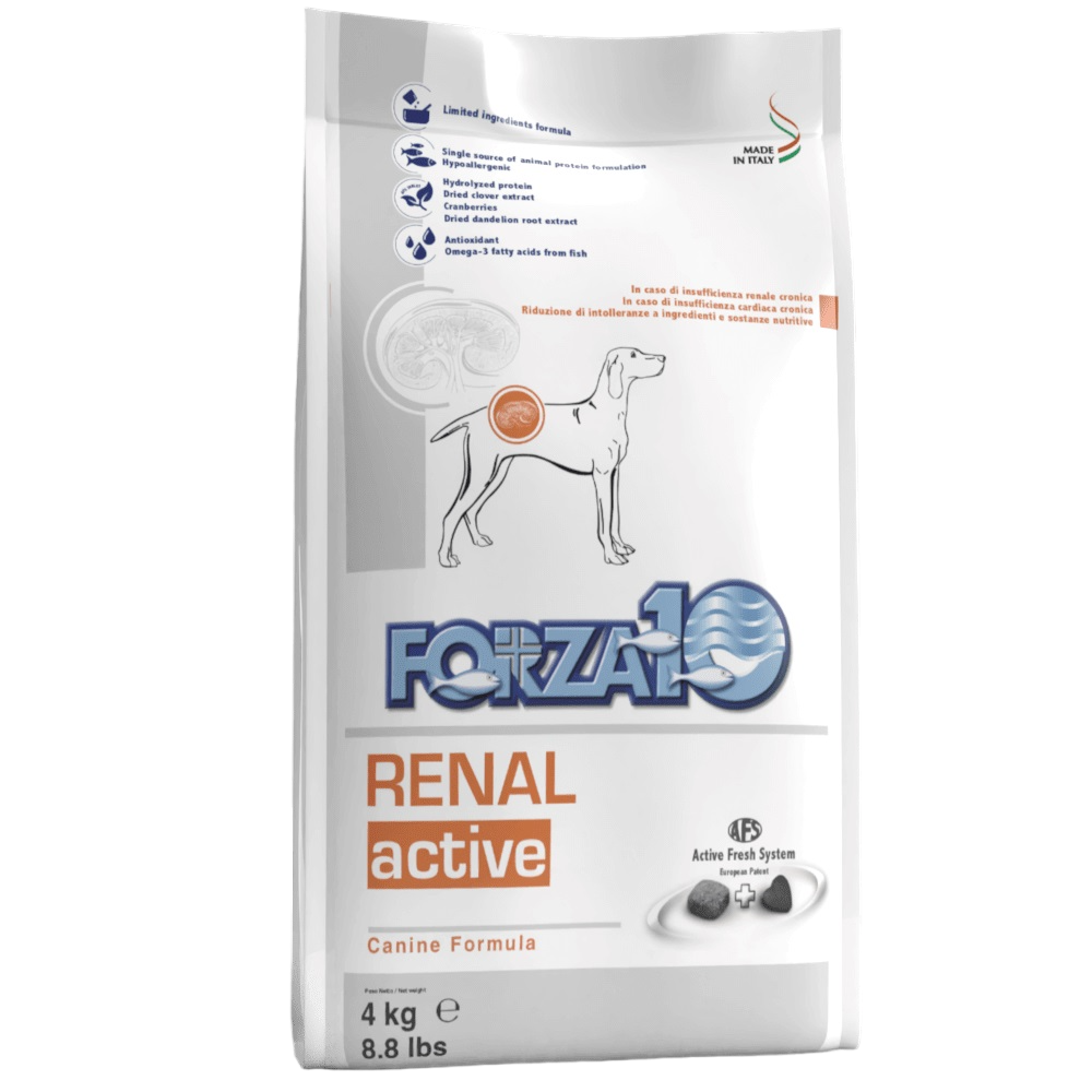 фото Сухой корм для собак forza10 active line renal, рыба, 4кг