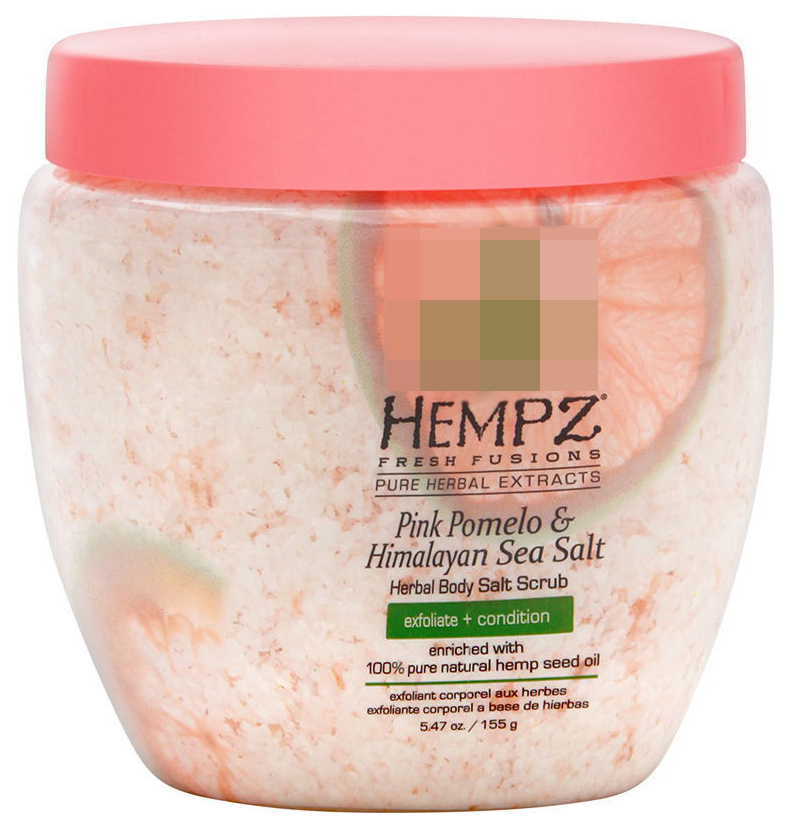 скраб для тела hempz sandalwood Скраб для тела Hempz Pink Pomelo & Himalayan Sea Salt Herbal Body Salt Scrub, 155 г