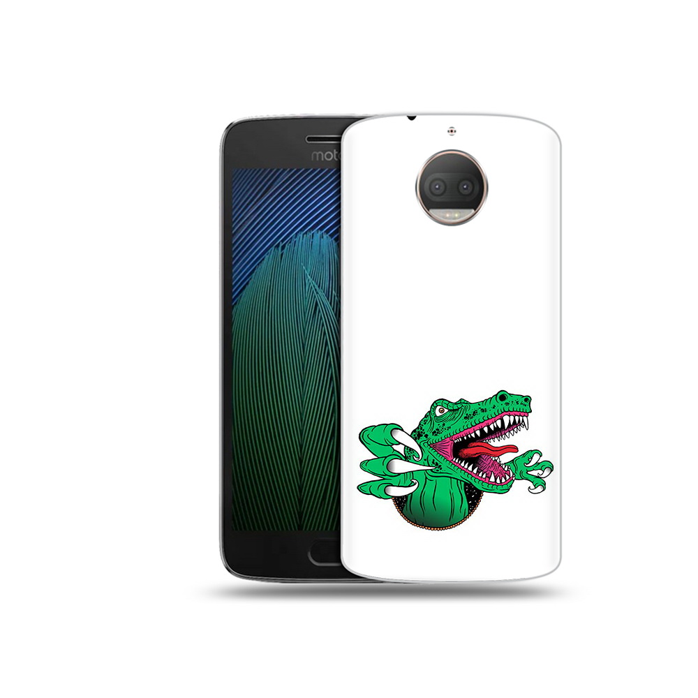 

Чехол MyPads Tocco для Motorola Moto G5S Plus крокодил (PT75337.377.417), Прозрачный, Tocco