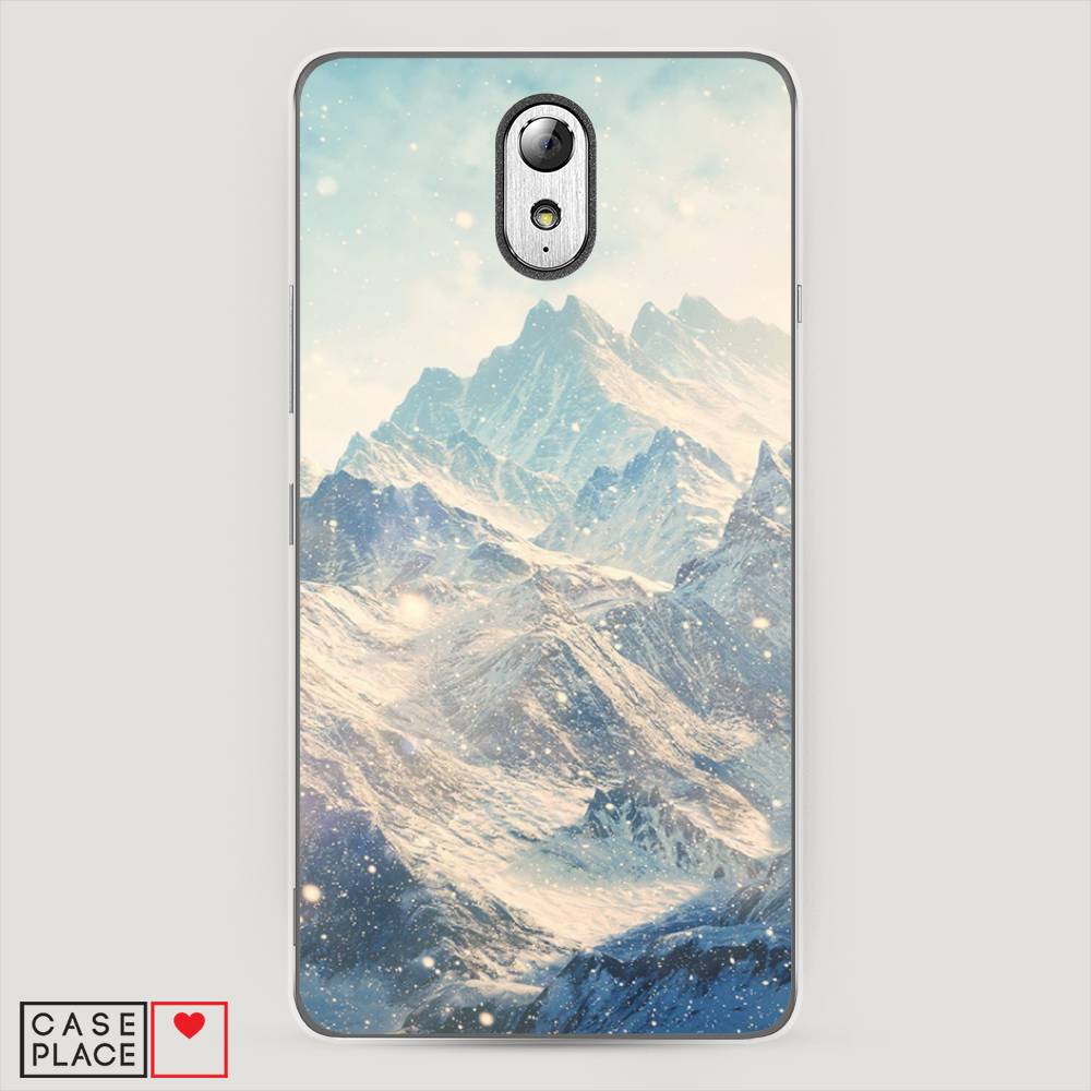 

Чехол Awog на Lenovo Vibe P1m / Леново Vibe P1m "Горы 4", Голубой, 111350-4