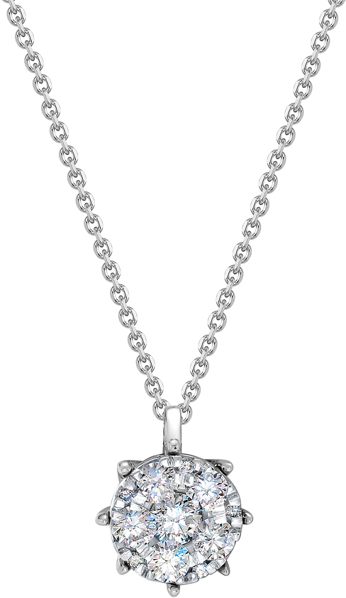 

Колье из белого золота с бриллиантом 40-45 см Vesna jewelry 61844-251-00-01, 61844-251-00-01