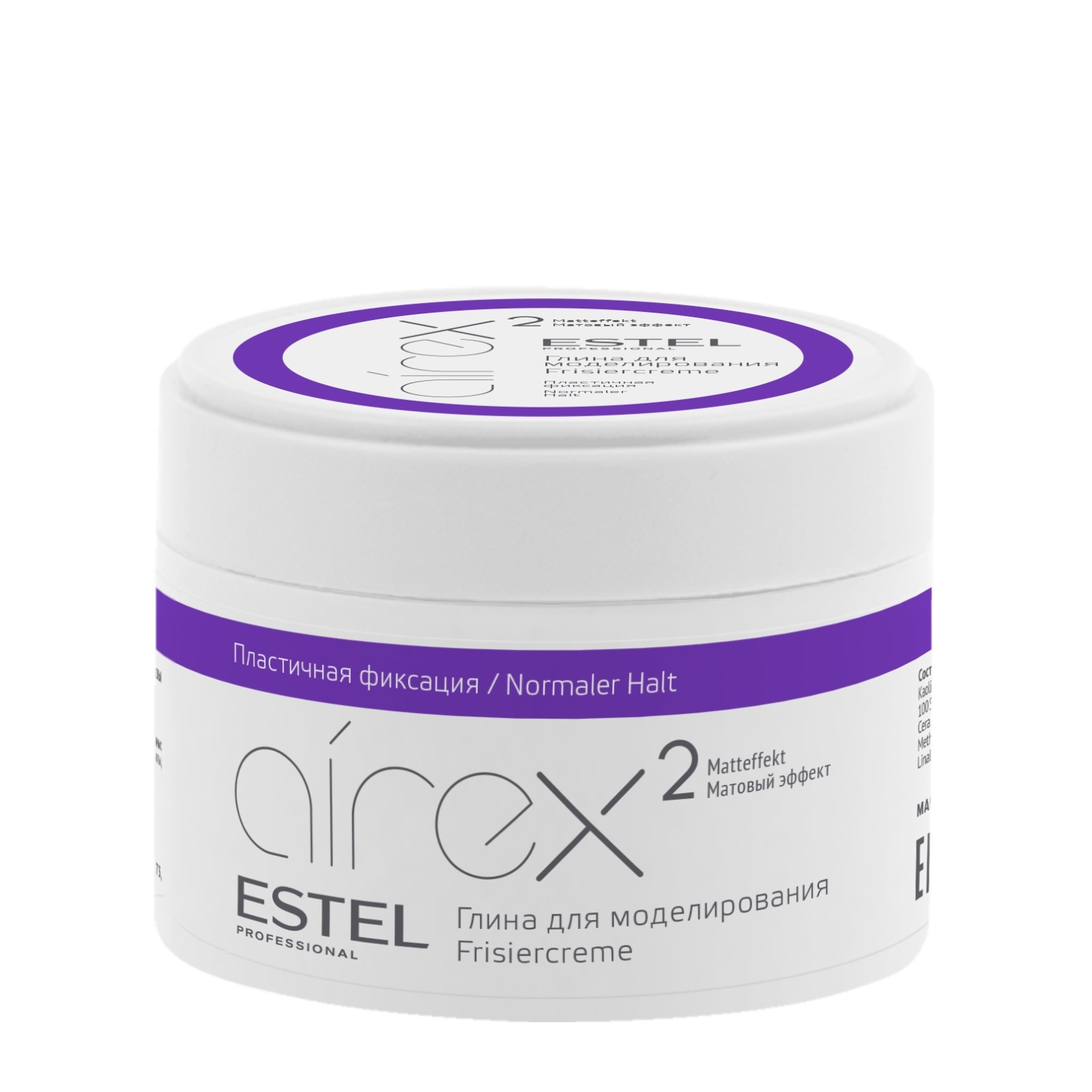 Средство для укладки волос ESTEL Professional Airex 65 мл гель для укладки волос сильной фиксации airex