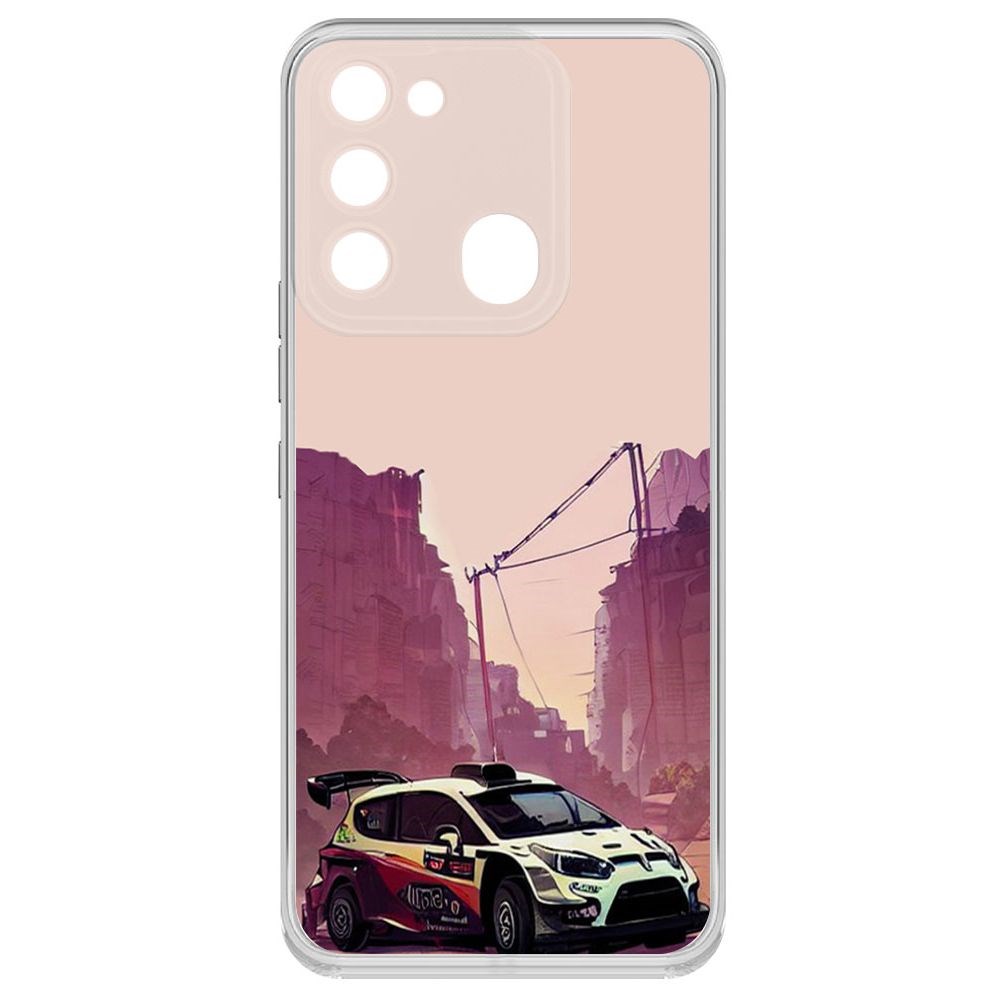 

Чехол-накладка Krutoff Clear Case Гоночный каньон для TECNO Spark Go 2022