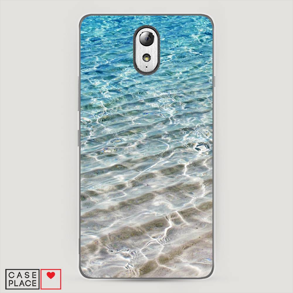 

Чехол Awog на Lenovo Vibe P1m / Леново Vibe P1m "Волны 10", Голубой, 111350-4