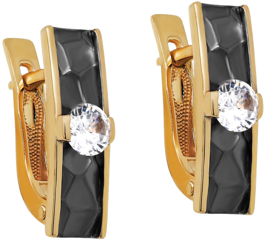 

Серьги из серебра с фианитом Kabarovsky 12-447-7981, 12-447-7981
