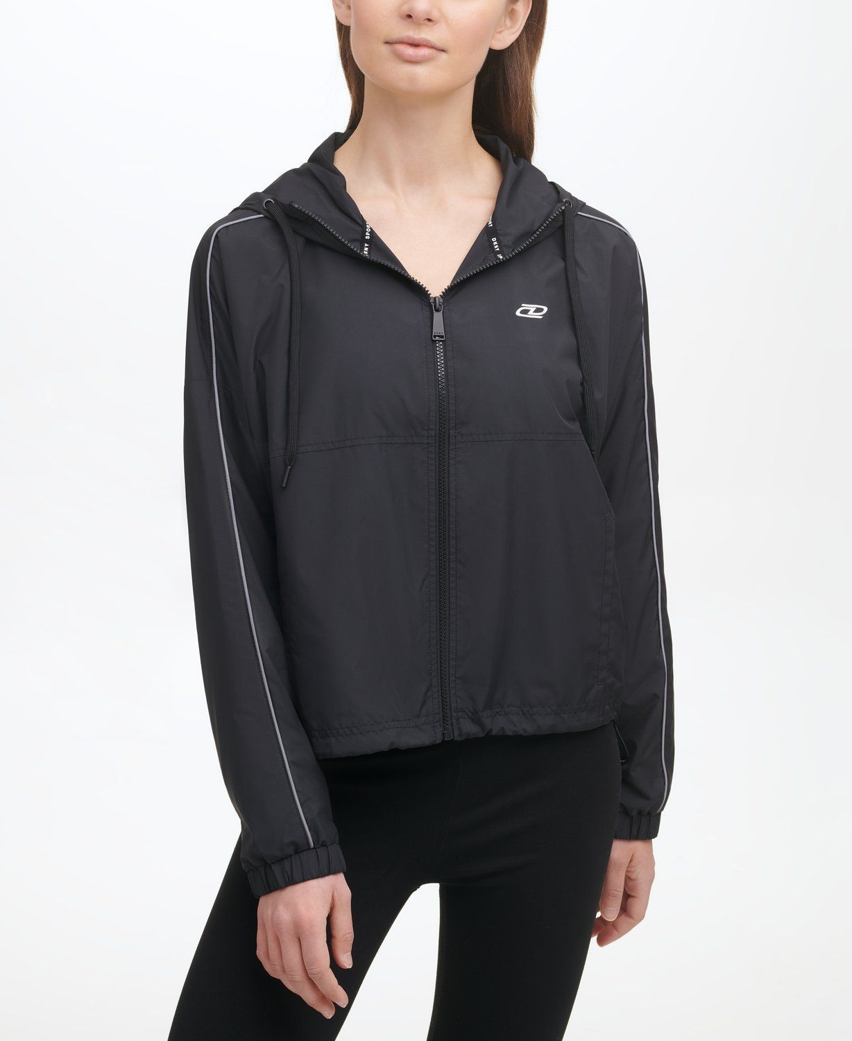 

Ветровка женская DKNY DP1J8991 черная L, DP1J8991