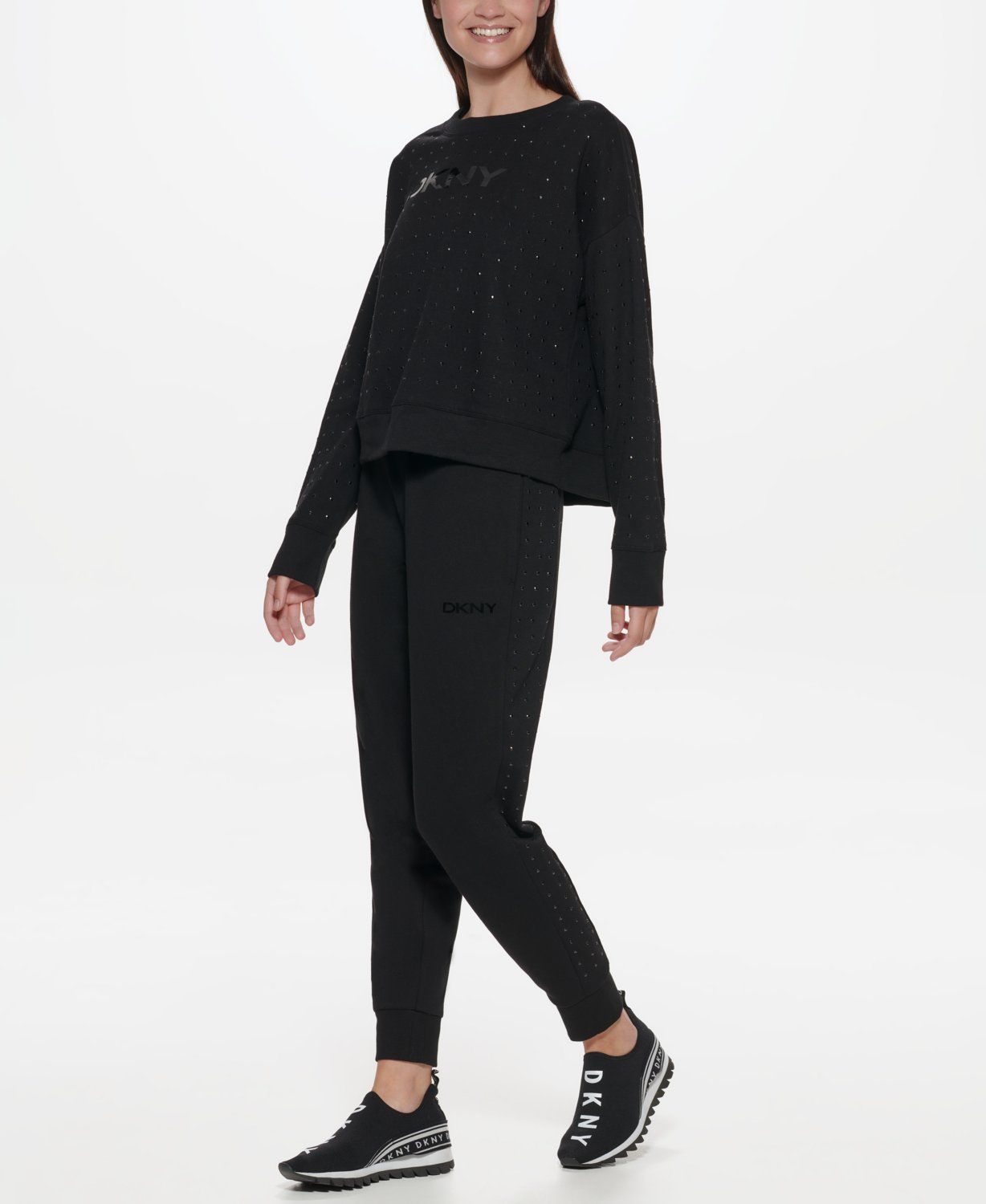 

Свитшот женский DKNY DP1T7110 черный S, DP1T7110