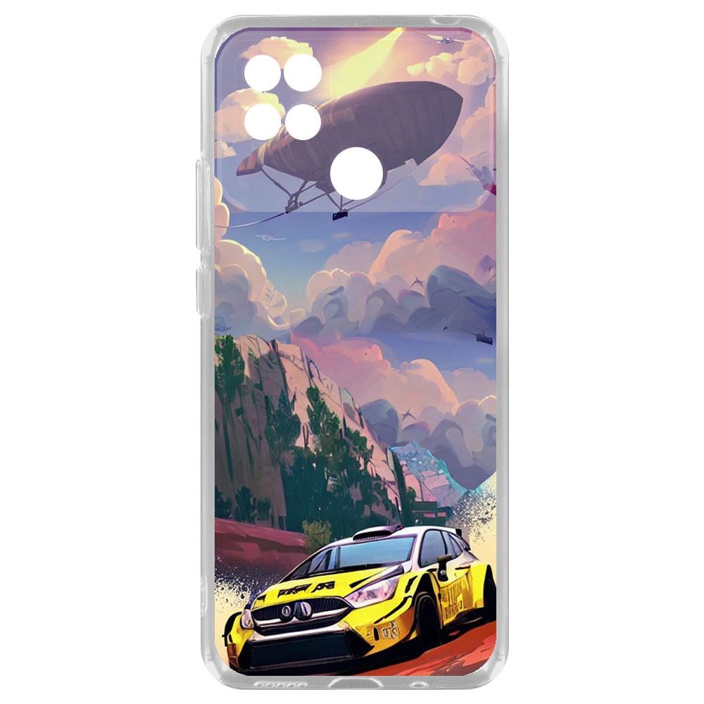 

Чехол-накладка Krutoff Clear Case Гонка для Xiaomi Poco C40, Прозрачный
