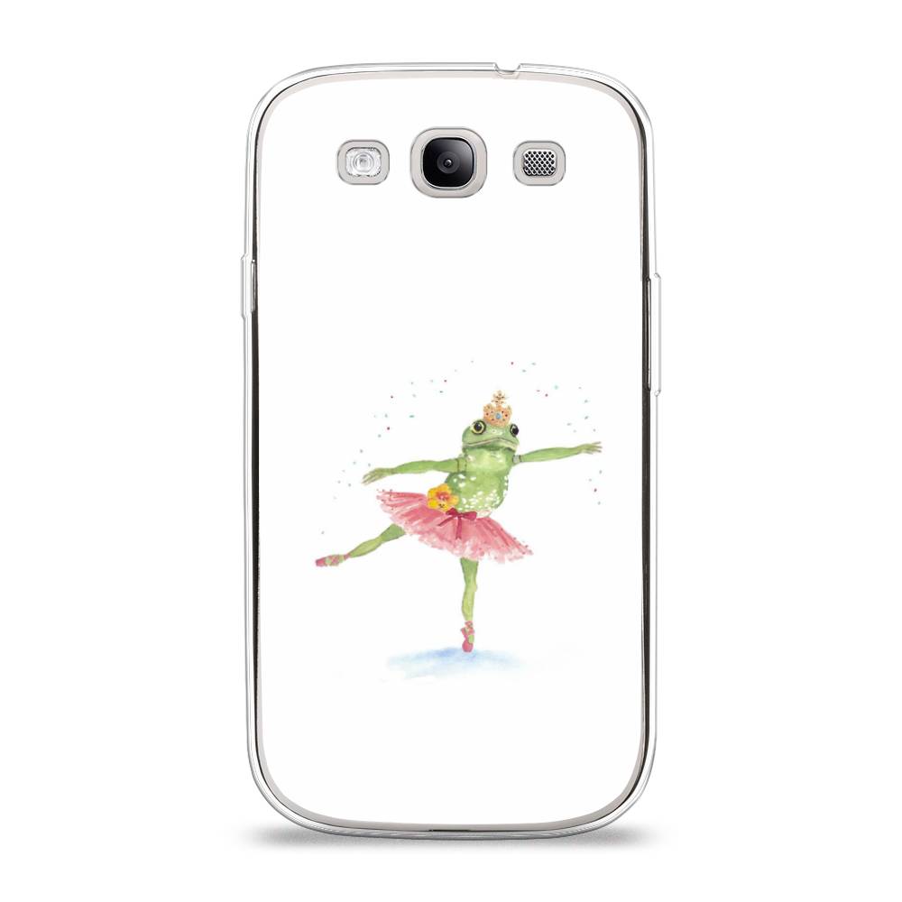 

Чехол на Samsung Galaxy S3 "Лягушка-балерина", Зеленый, 23750-4