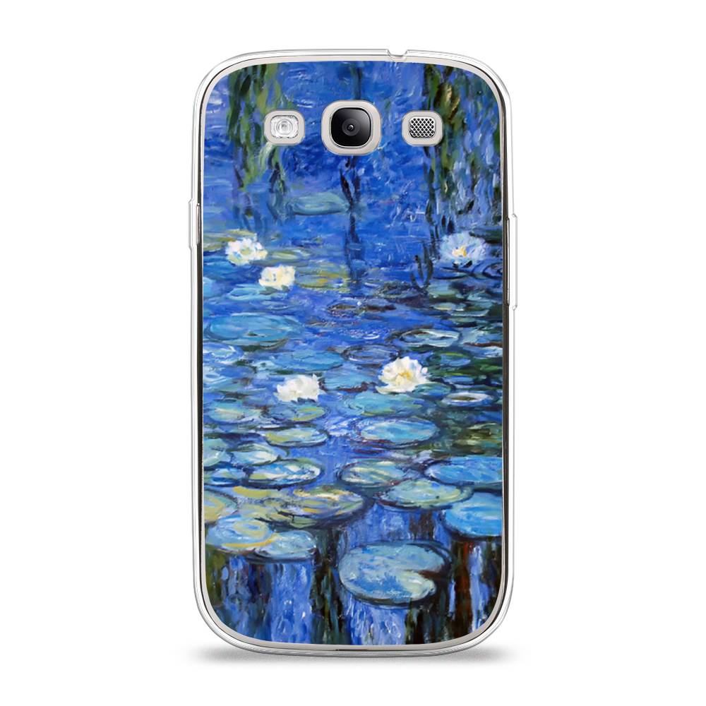 

Чехол на Samsung Galaxy S3 "Нарисованный пруд", Синий;зеленый, 23750-4