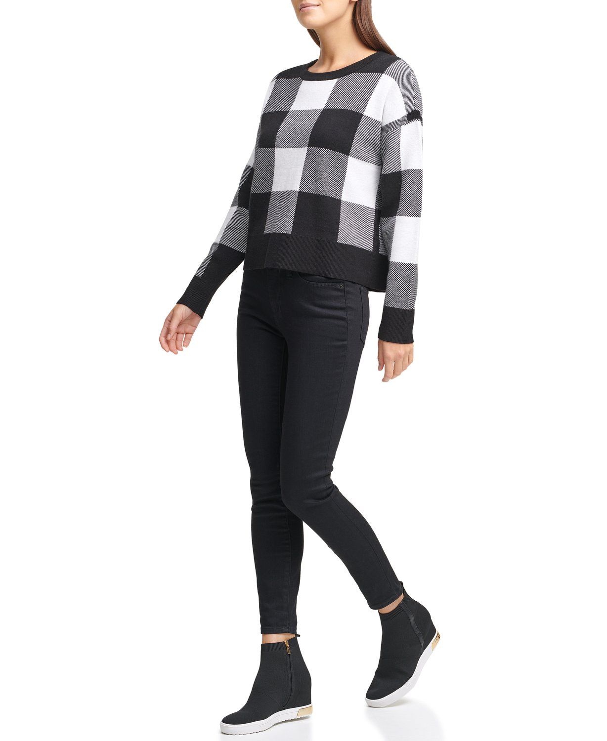 

Джемпер женский DKNY черный, P0JSU0Z1