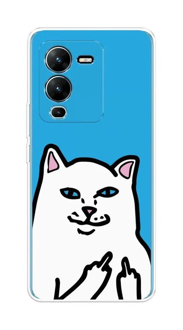 

Чехол Awog на Vivo V25 Pro 5G "Кот жесть", Разноцветный, 267450-9
