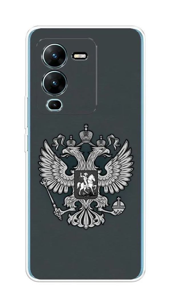 

Чехол Awog на Vivo V25 Pro 5G "Герб России серый", Разноцветный, 267450-5