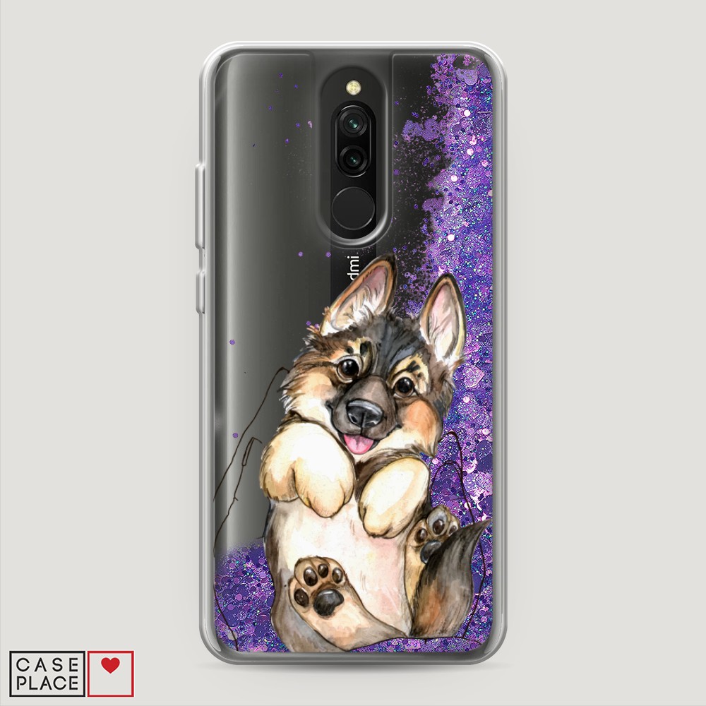 

Чехол Awog на Xiaomi Redmi 8 "Овчарка в ладошках", Разноцветный, 37192-1