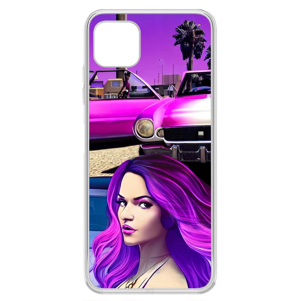 

Чехол-накладка Krutoff Clear Case Жизнь в розовом для Samsung Galaxy A22s (A226), Прозрачный
