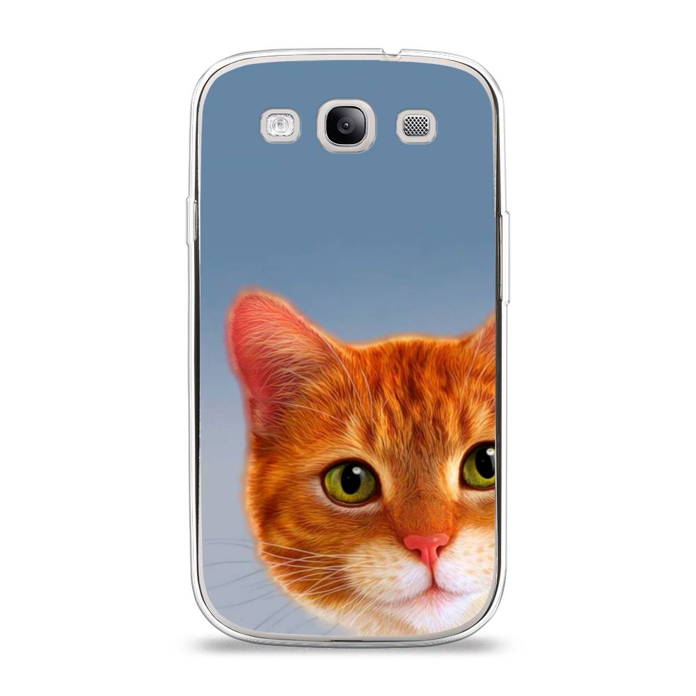 

Чехол на Samsung Galaxy S3 "Любопытный котик", Коричневый, 23750-1