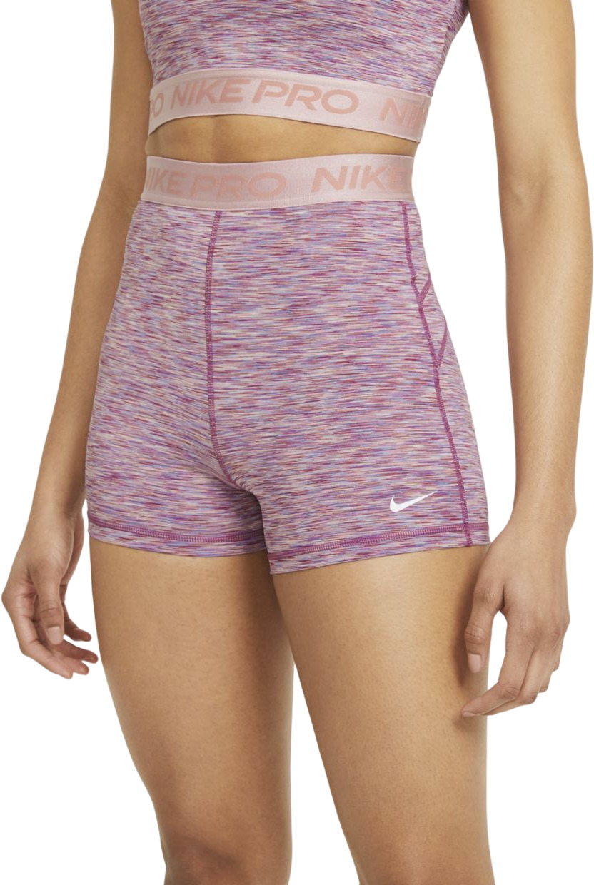 

Шорты женские Nike W Pro 3 Space-Dye Shorts фиолетовые L, W Pro 3 Space-Dye Shorts