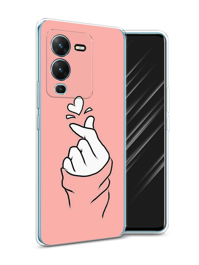 

Силиконовый чехол Awog "Любовь-щелк" для Vivo V25 Pro 5G, Розовый, 267450-7