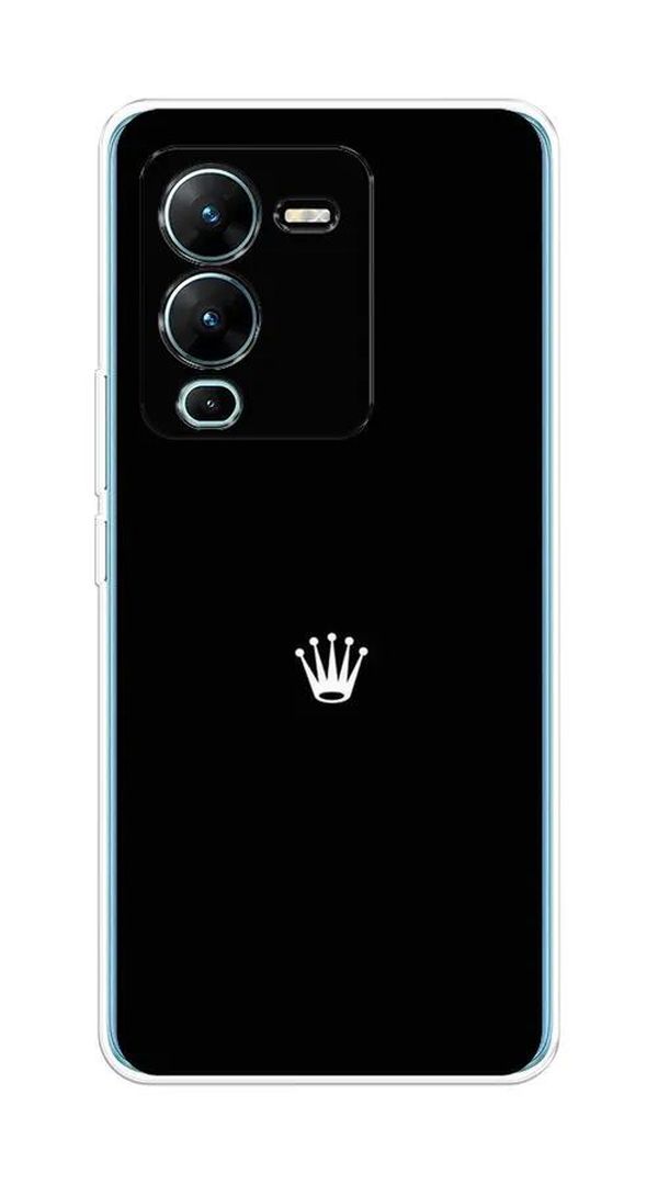 

Чехол Awog на Vivo V25 Pro 5G "Белая корона на черном фоне", Белый;черный, 267450-7