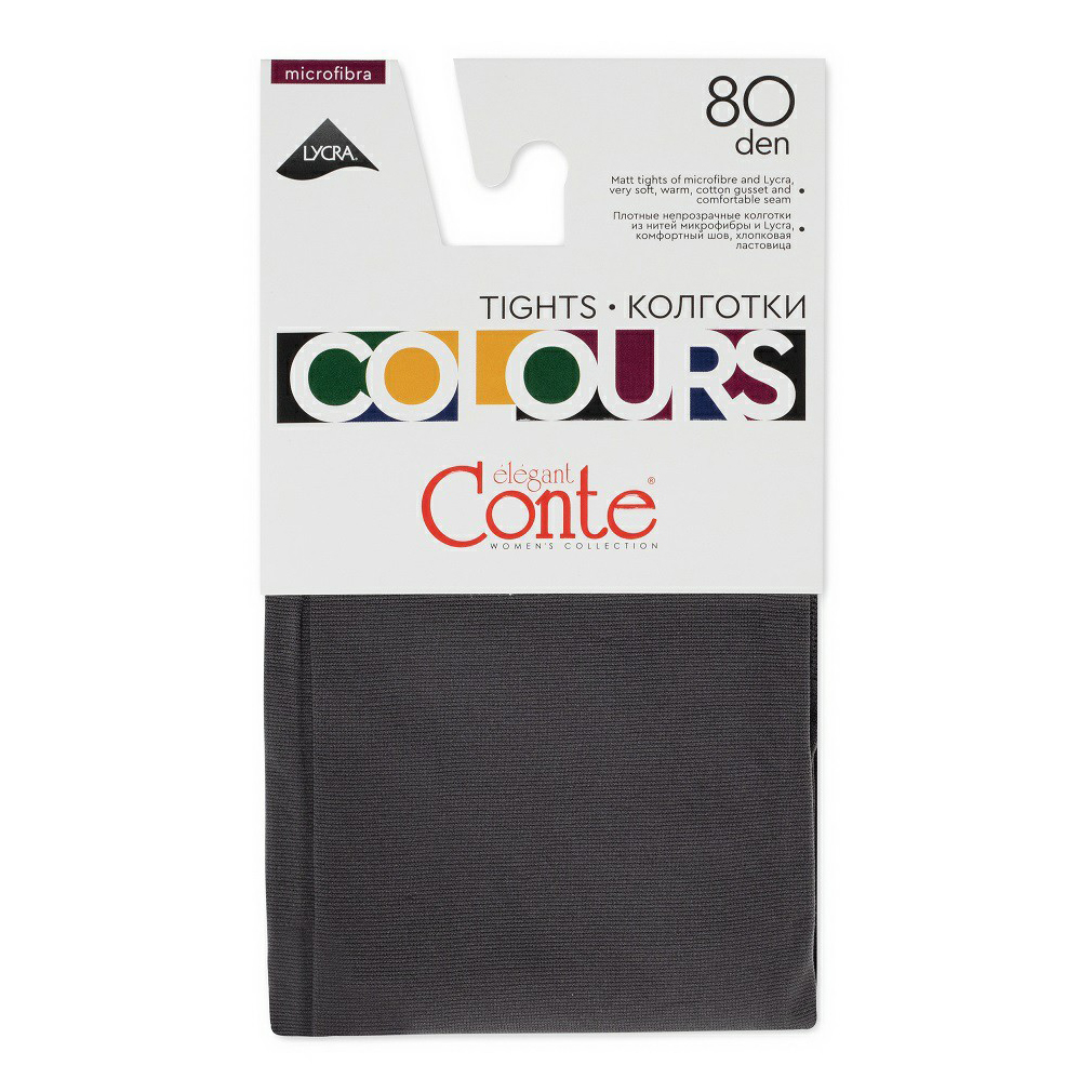 

Колготки женские Conte серые 4