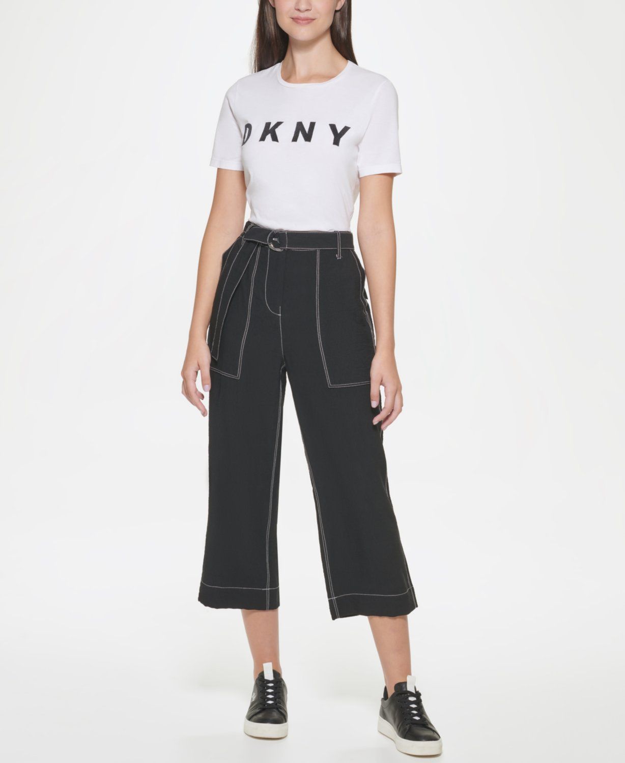 

Брюки женские DKNY P2AK7M23 черные 2, P2AK7M23