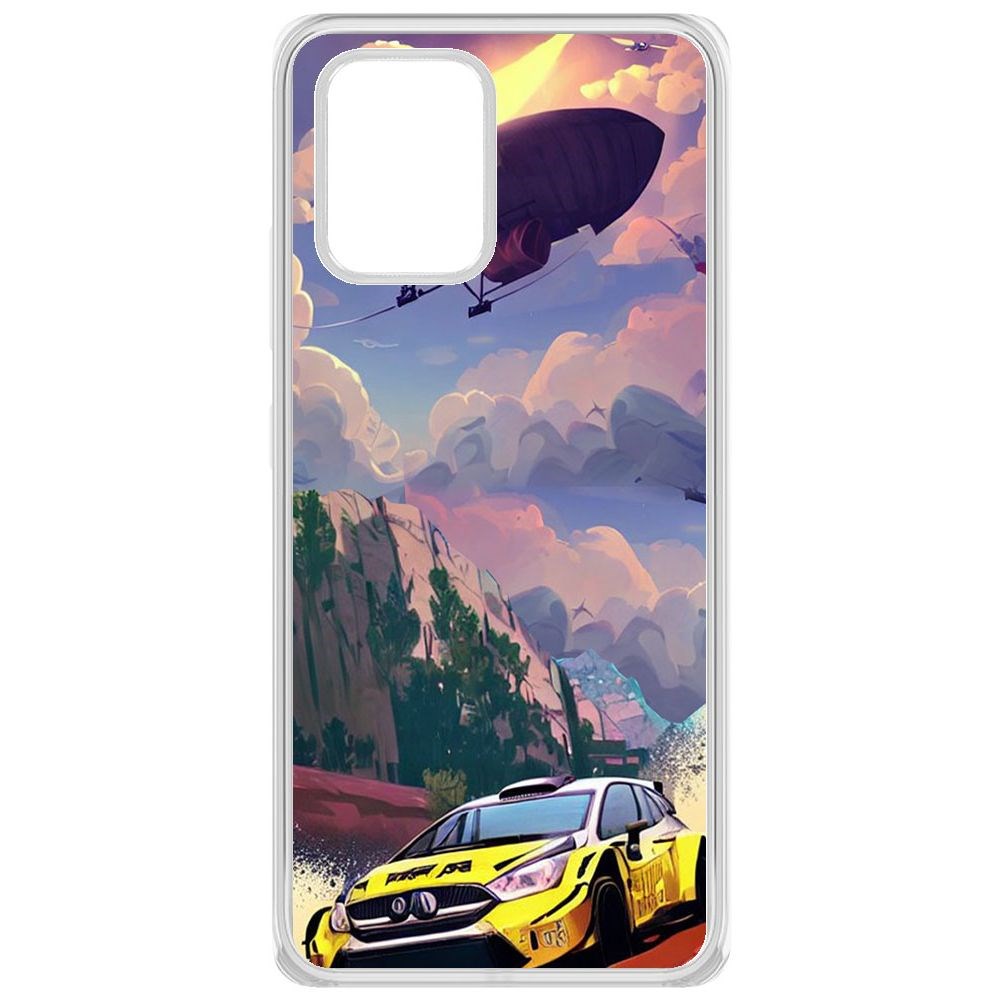 

Чехол-накладка Krutoff Clear Case Гонка для Samsung Galaxy S10 Lite