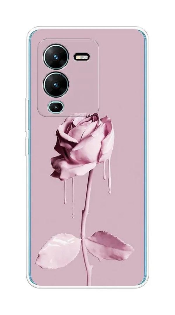 

Чехол Awog на Vivo V25 Pro 5G "Роза в краске", Розовый, 267450-8