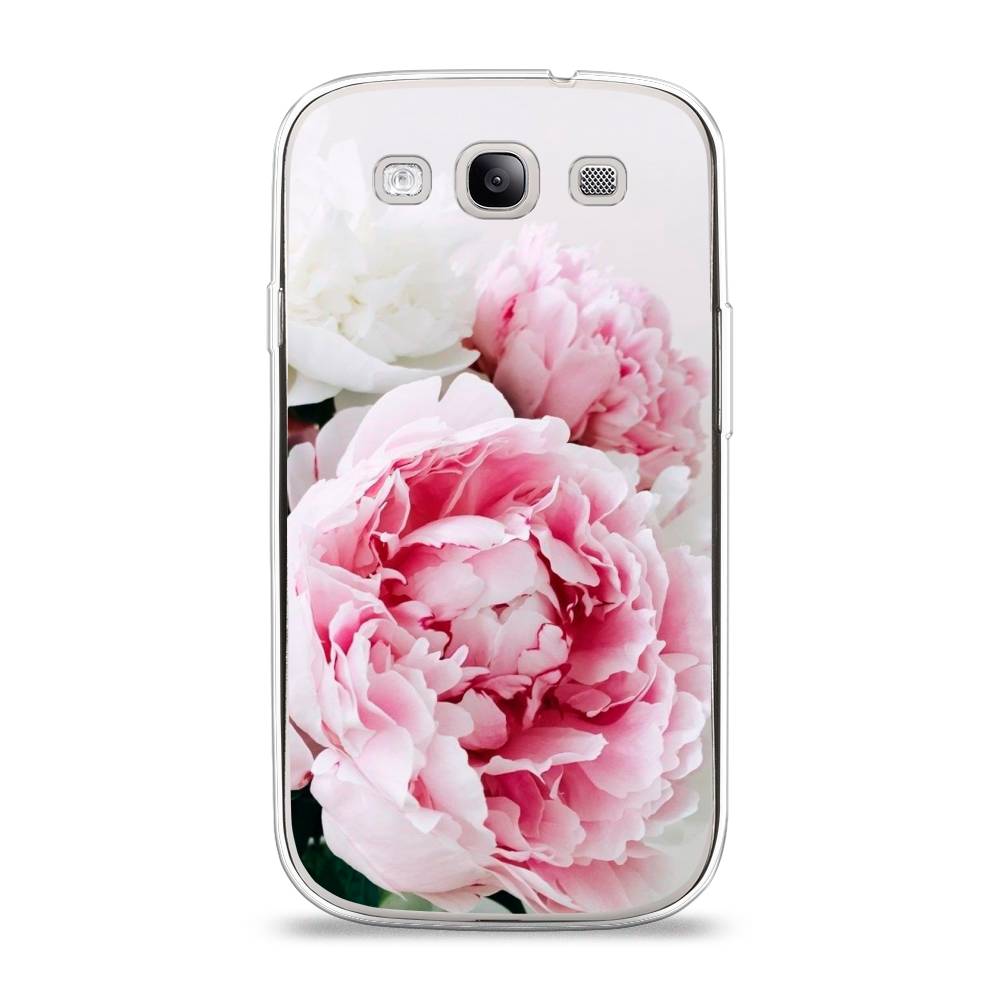 

Чехол на Samsung Galaxy S3 "Розовые и белые пионы", Розовый;белый, 23750-2