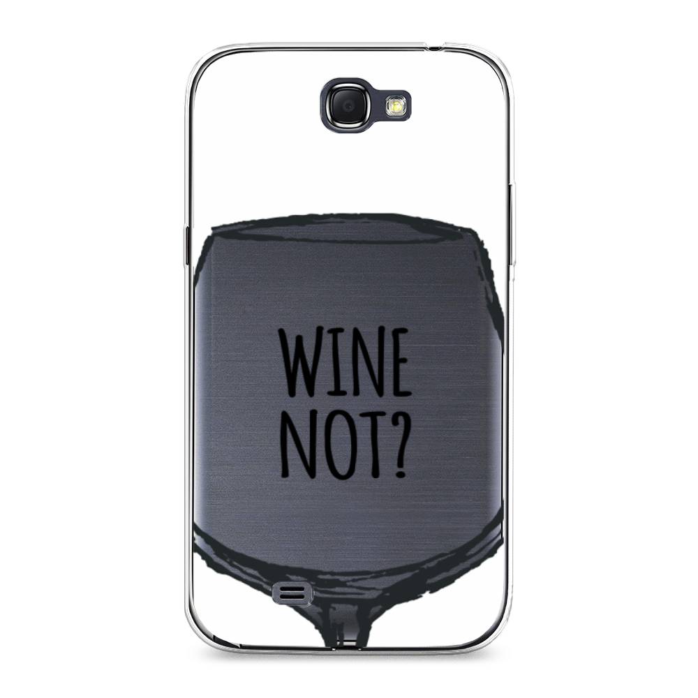 

Чехол на Samsung Galaxy Note 2 "Wine not white", Белый, 23250-6