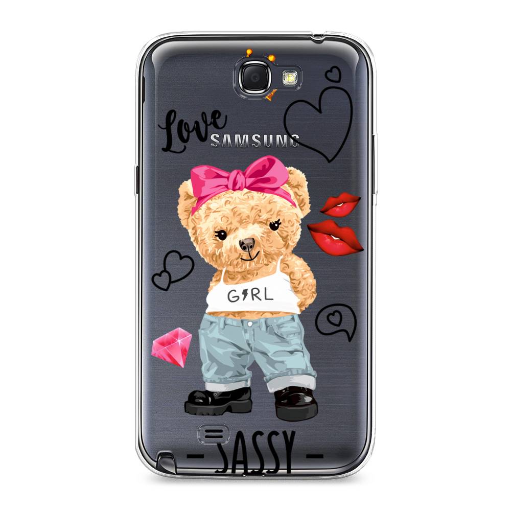 

Чехол на Samsung Galaxy Note 2 "Sugar Mommy", Голубой;белый;розовый, 23250-6