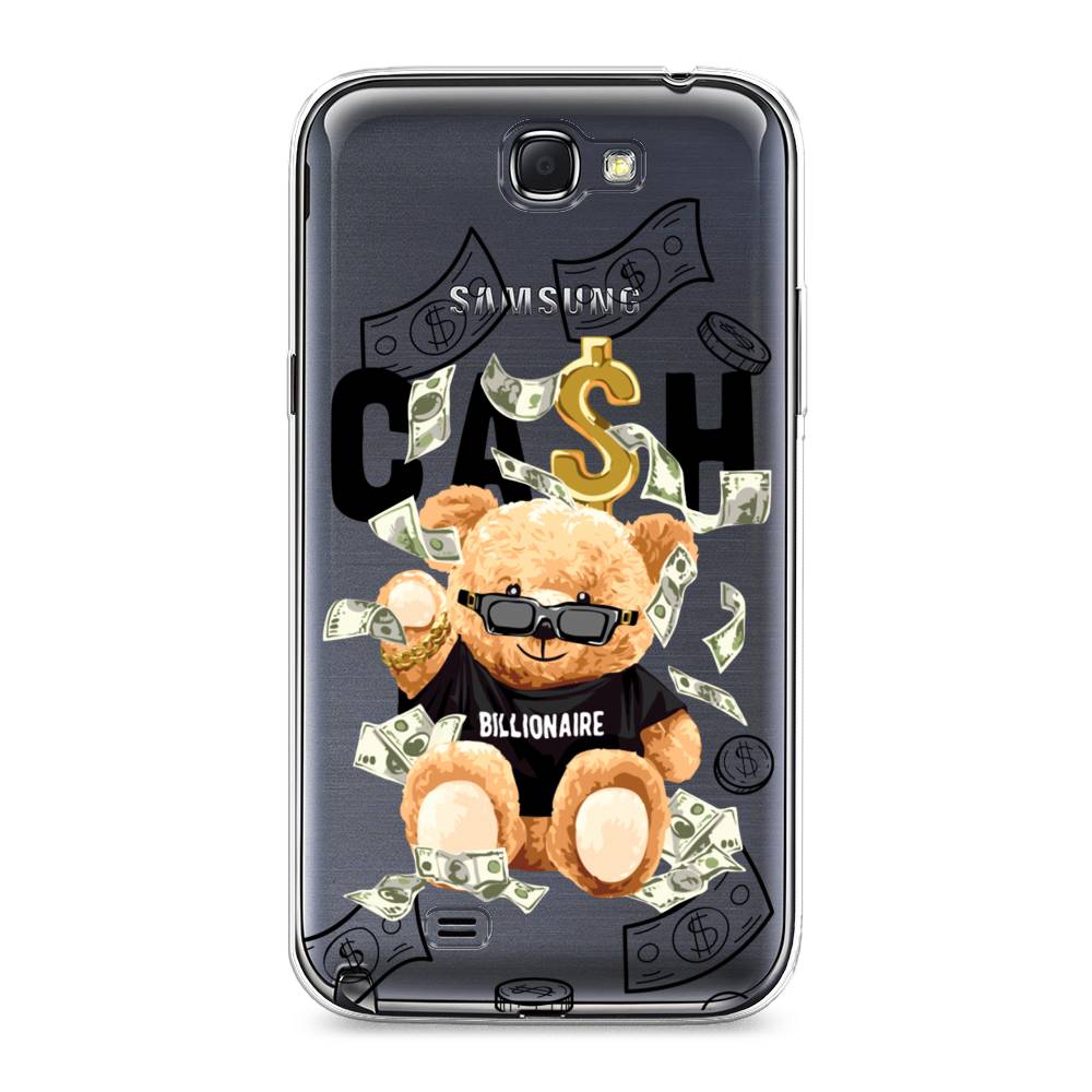 

Чехол на Samsung Galaxy Note 2 "Big cash", Черный;серый;бежевый, 23250-6
