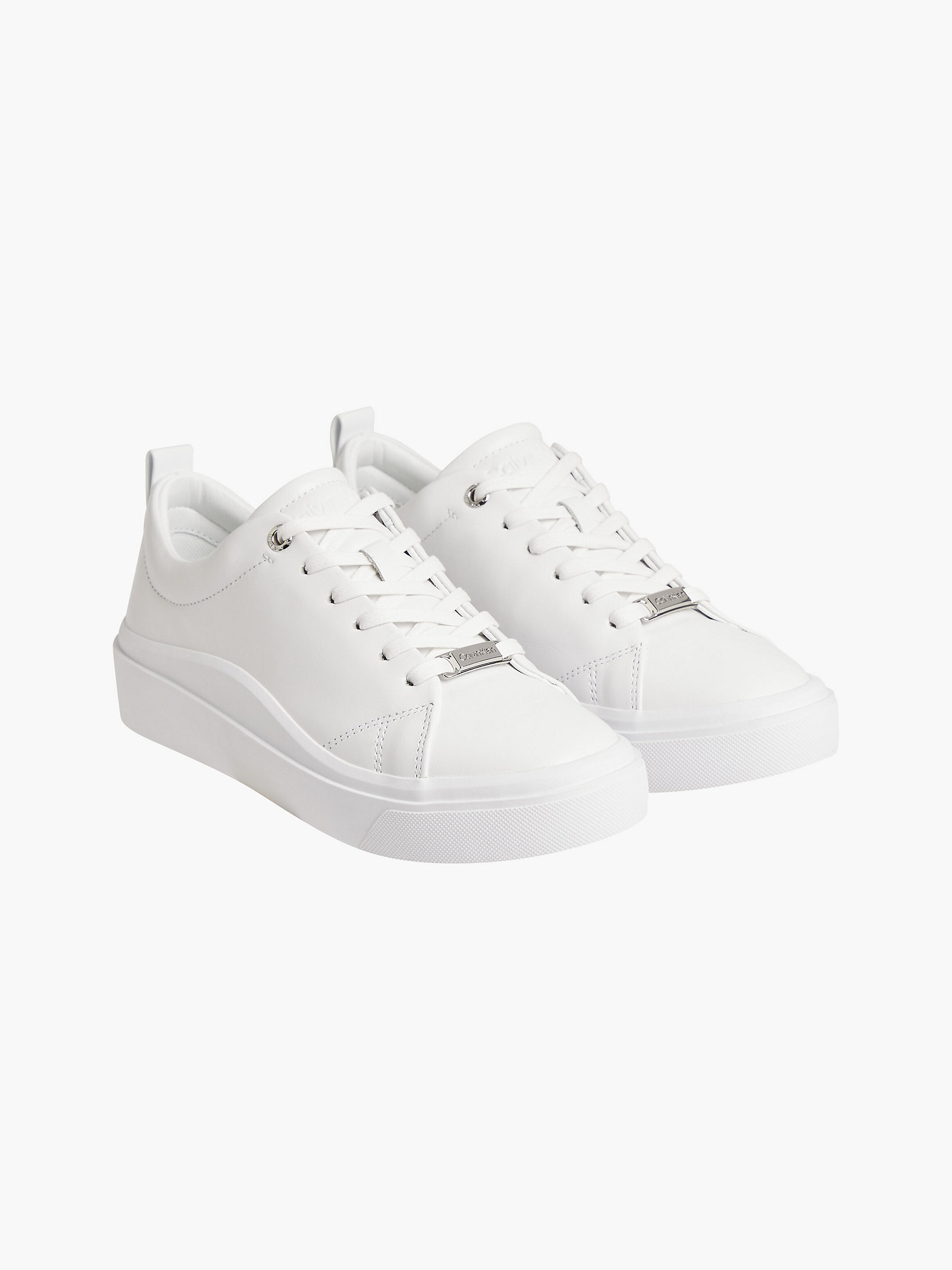 

Кеды женские Calvin Klein HW0HW01196 белые 8 US, HW0HW01196