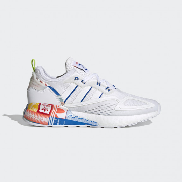 

Кроссовки мужские Adidas Zx 2K Boost белые 5 US, Белый, Zx 2K Boost