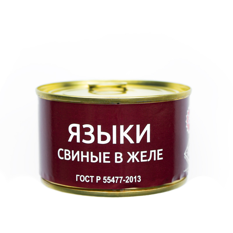 

Языки свиные в желе Велес 240 г, язык