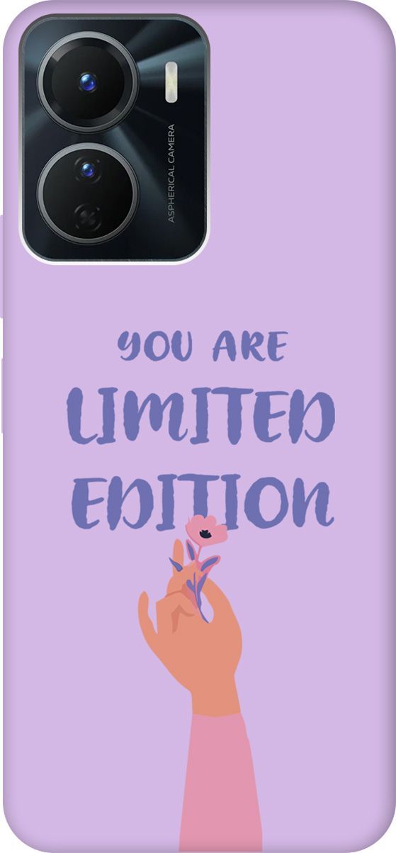 

Чехол на Vivo Y16 "Limited Edition" сиреневый, Фиолетовый, 157779