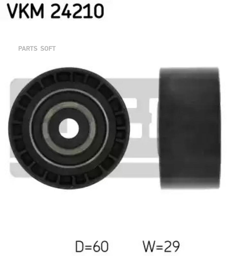 

SKF VKM24210 Ролик отклонит.ремня ГРМ [60x28,5] 1шт