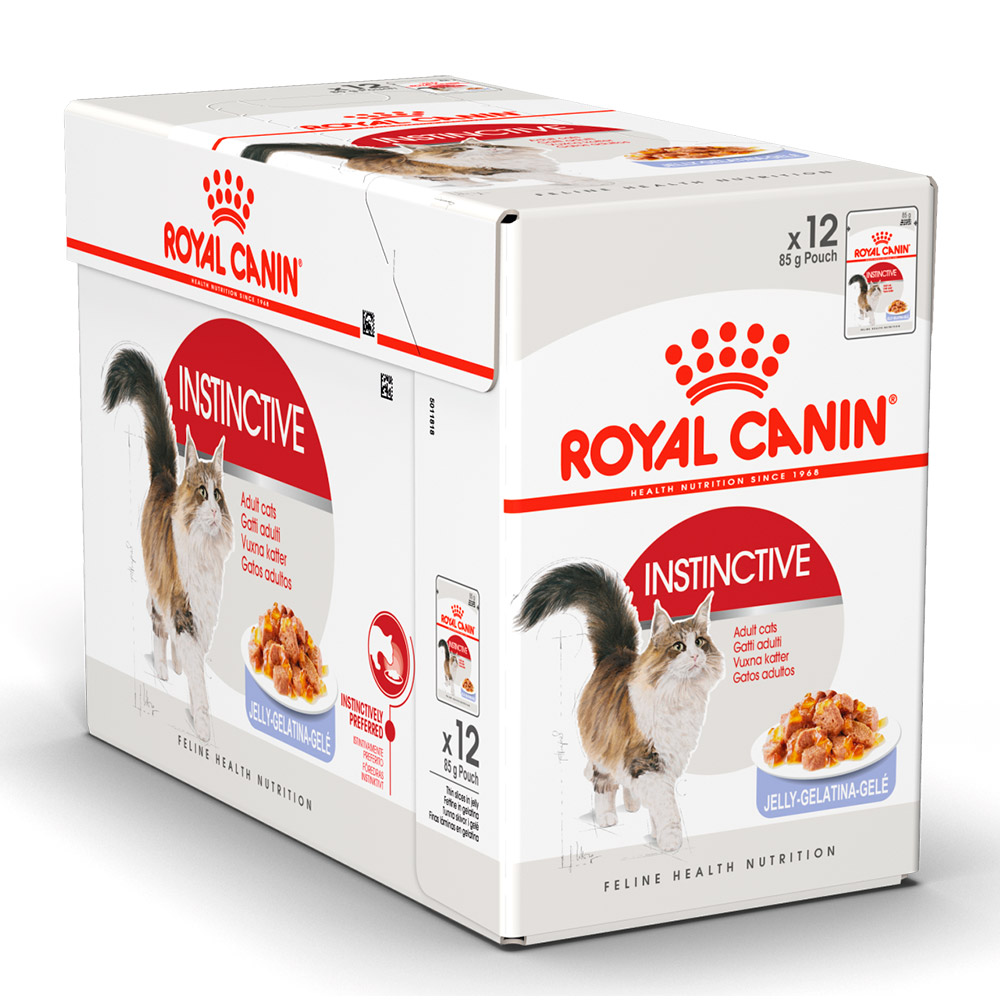 фото Влажный корм для кошек royal canin instinctive, мясо, 12шт по 85г