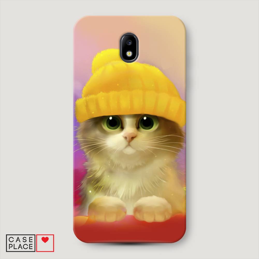 

Чехол Awog "Котенок в желтой шапке" для Samsung Galaxy J7 2017, 23120-1
