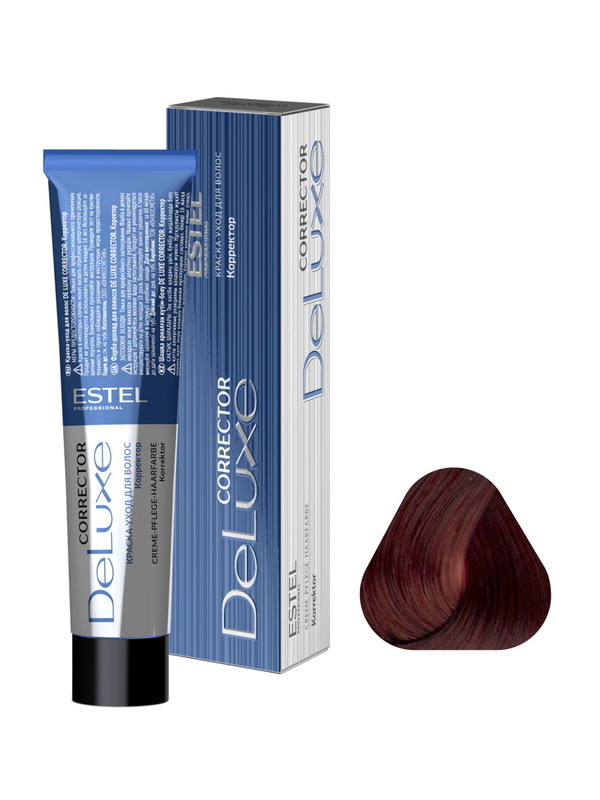 Купить Краска для волос Estel Professional De Luxe 0/55 Красный 60 мл