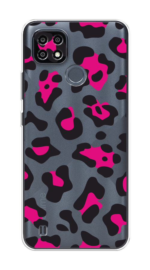 

Чехол на Oppo Realme C21Y/C25Y "Pink cow spots", Черный;розовый, 2510950-1