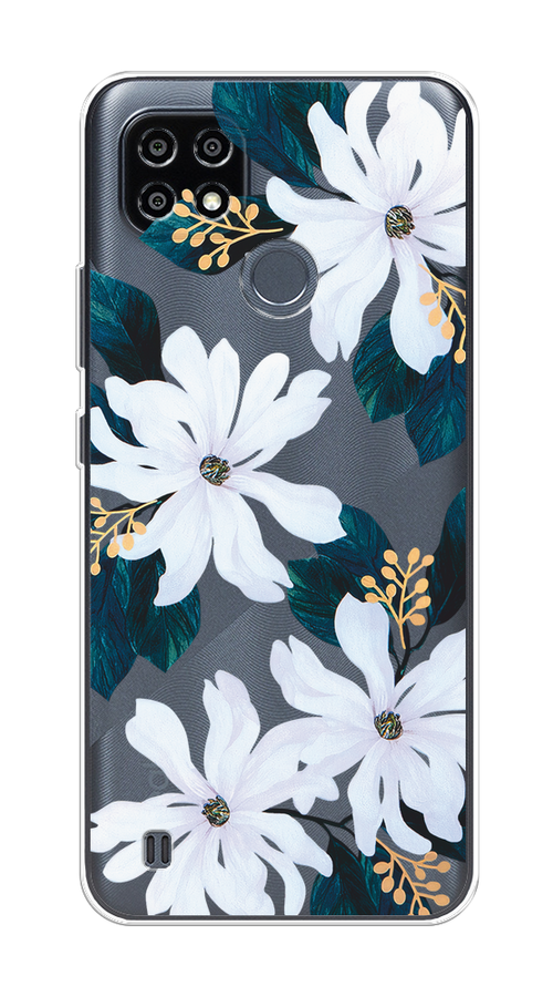 

Чехол на Oppo Realme C21Y/C25Y "Delilah Flower", Зеленый;белый, 2510950-1