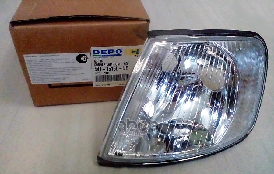 

DEPO Фонарь указателя поворота лев белый AUDI: A3 S3 96-00 1шт