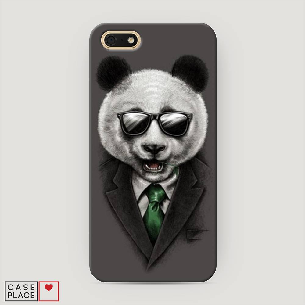 фото Чехол awog "деловая панда" для huawei y5 2018
