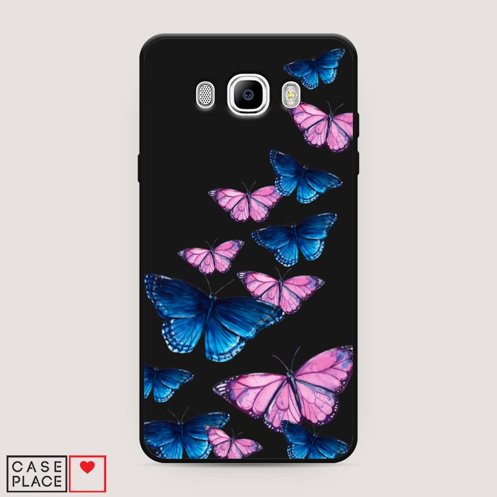 фото Чехол awog "полет бабочек" для samsung galaxy j7 2016